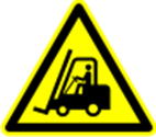 beware of forklift